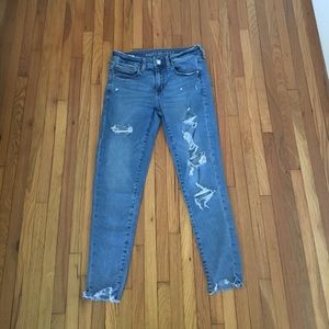 American Eagle Ripped Skinny Jeans